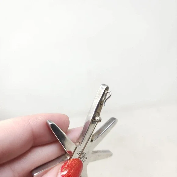 Reveriano Castillo Brooch 925 Sterling Silver Amethyst Sputnik Atomic Pendant - Picture 4 of 7